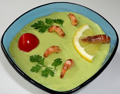 Cr�me d'Avocat aux Crevettes grises -- 22/03/11