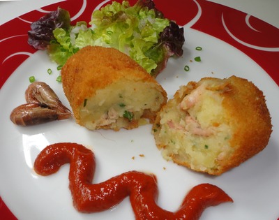 Croquettes de Pommes de terre aux Crevettes -- 03/06/11