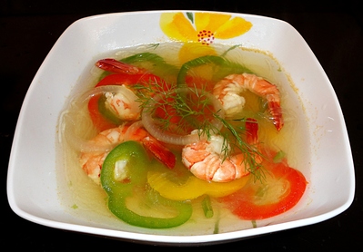 Soupe de Crevettes façon Thaï -- 24/02/11 Soupe de Crevettes façon Thaï -- 24/02/11