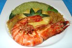 Crevette Tigr�e g�ante � l'Ananas et au Guacamole -- 03/05/10