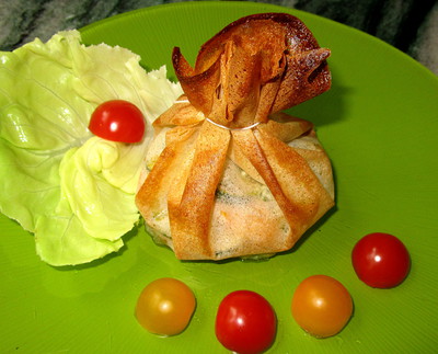 Aumonires de Gambas et Courgette