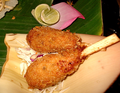 Beignets Khmer aux Crevettes, Cambodge -- 30/12/12