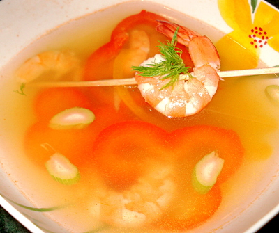 Bouillon de Crevettes roses -- 15/03/13