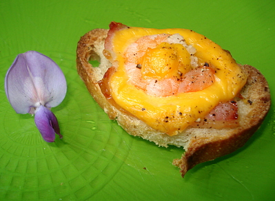 Canap�s de Crevettes au lard et Mimolette -- 30/08/13