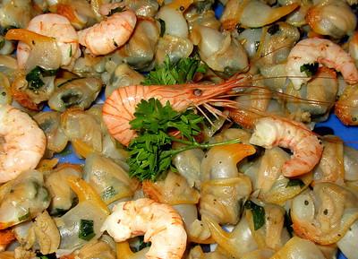 Coques et Bouquets persill�s au beurre -- 27/06/17