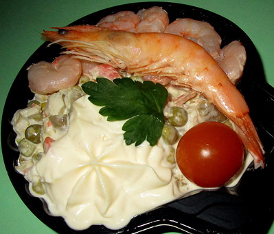 Coquille froide aux Crevettes -- 15/06/15
