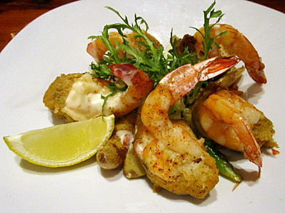 Crevettes farcies � la chair de Crabe de Louisiane -- 26/10/15