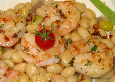 Crevettes aux Haricots Coco -- 15/10/15