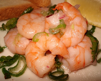 Crevettes marin�es au Citron, comme aux Antilles .... -- 01/01/11