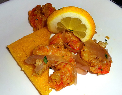 Crevettes saut�es � la v�nitienne -- 03/02/18