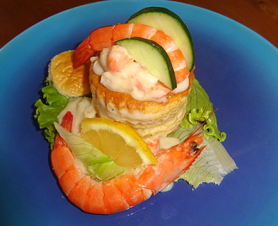 Croustade aux Crevettes roses -- 22/08/20