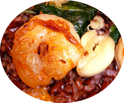 Duo Crevettes et Supion, Sauce Homardine -- 08/05/13