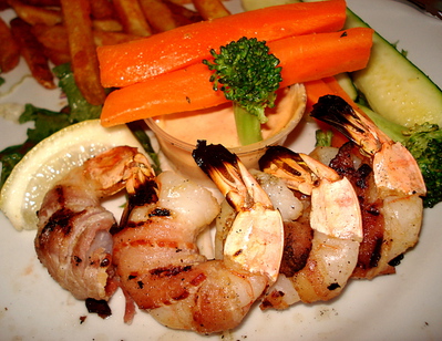 Gambas Californiennes au Bacon -- 14/04/15