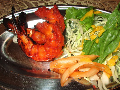 Gambas Tandoori et salade de chou � la mangue -- 10/11/16