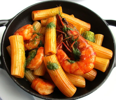 Gambas aux Rigatonis -- 28/10/16