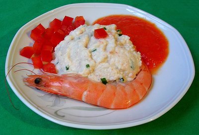 Mousseline de Crevettes au Poivron rouge -- 14/09/10