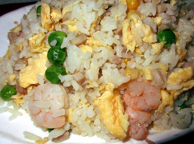 Riz cantonais aux Crevettes -- 04/06/17