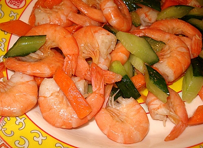 Salade de Crevettes chinoise -- 05/11/11