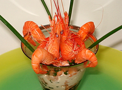 Verrine de Bouquets au Fromage frais -- 27/09/13