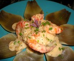 Artichaut et Crevettes roses � la bretonne -- 22/06/12
