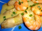 Asperges et Gambas � la Sauce Hollandaise -- 19/05/11