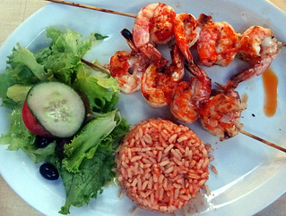 Brochettes de Crevettes au sirop d'rable