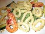 Gambas et Calamars frits � l'italienne -- 05/03/14