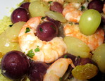 Crevettes aux Raisins et Couscous -- 27/01/15