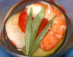 Crevettes roses en gel�e -- 27/08/11