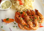 Gambas caldoniennes  la plancha