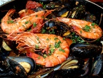 Moules et Gambas � la plancha -- 09/09/12