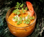 Verrine de Ratatouille aux Crevettes roses -- 15/09/12